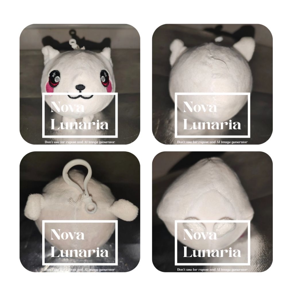 [PRELOVED] Boneka Gantungan Squishy Putih
