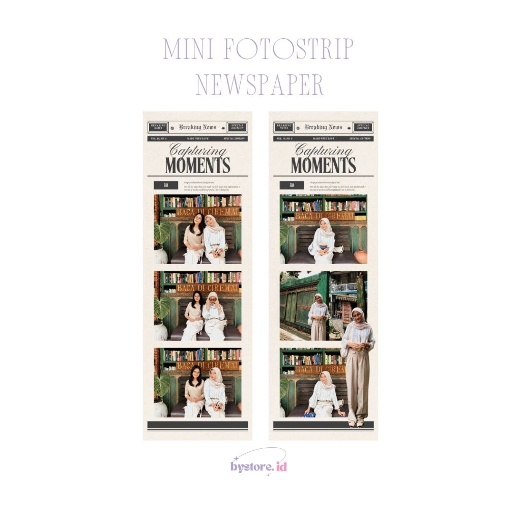 Mini Fotostrip Newspaper