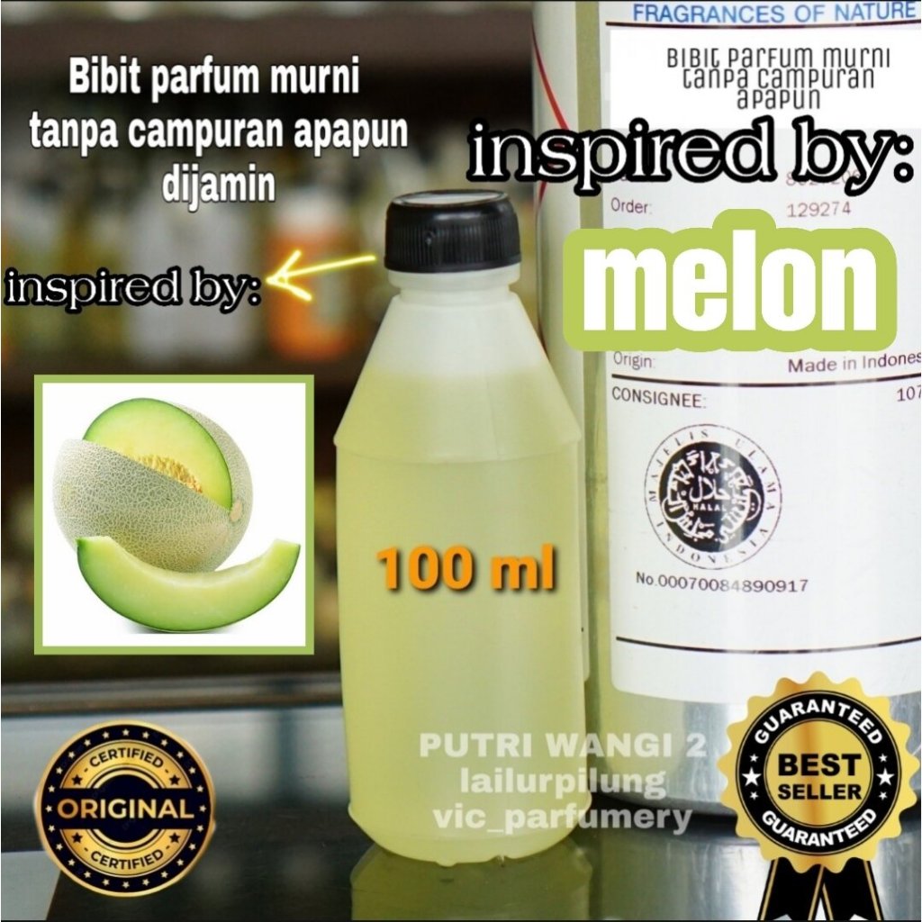 BIBIT PARFUM.BUAH MELON.100 ML