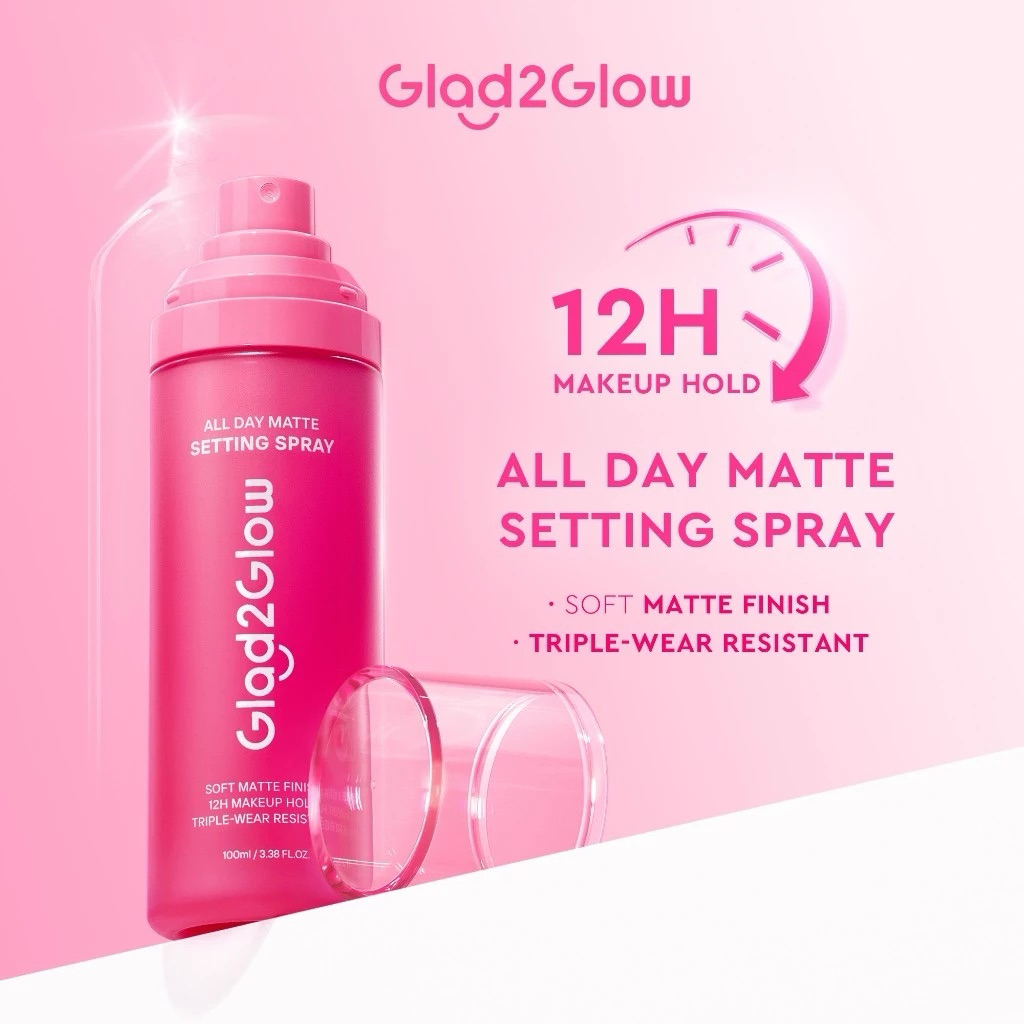 GLAD2GLOW ALL DAY MATTE SETTING SPRAY 100 ML