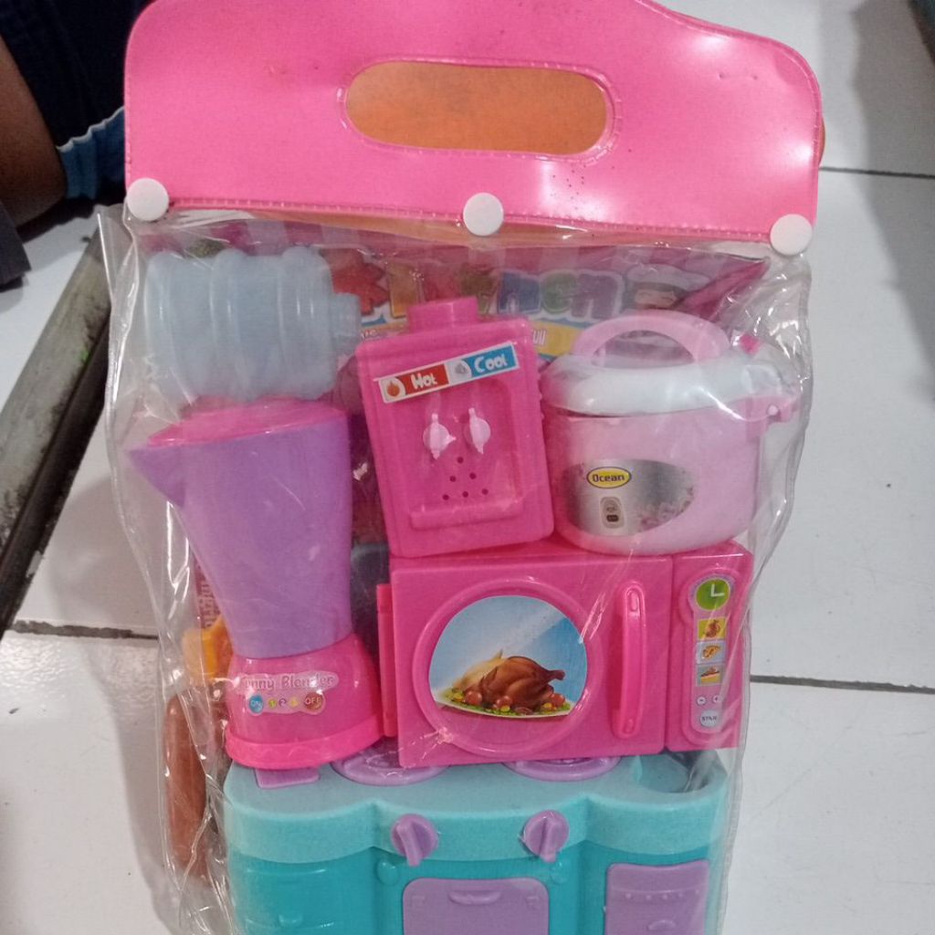 mainan kitchen set alat dapur ku