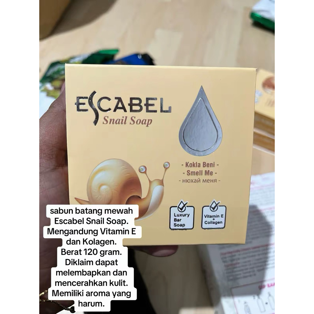 Sabun Siput Escabel (Escabel Snail Soap)