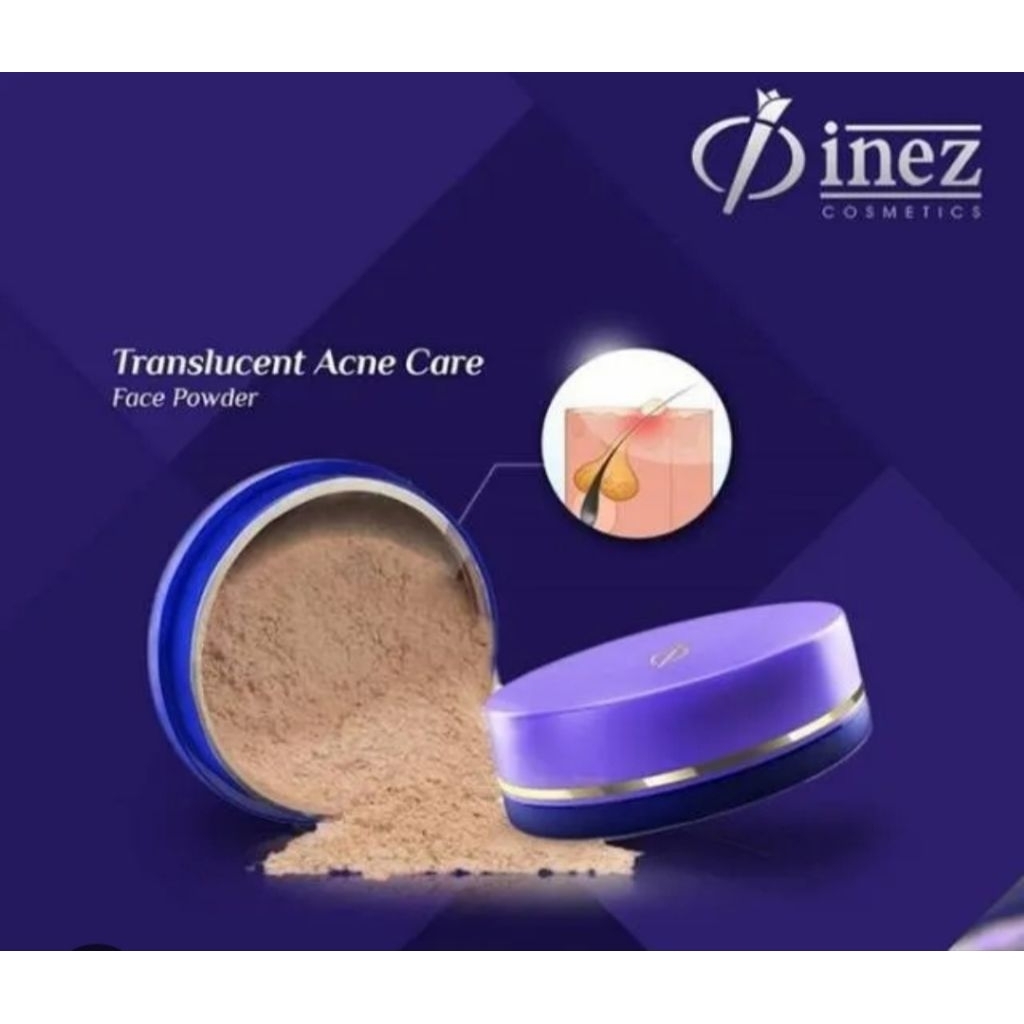 INEZ Translucent acne care face powder