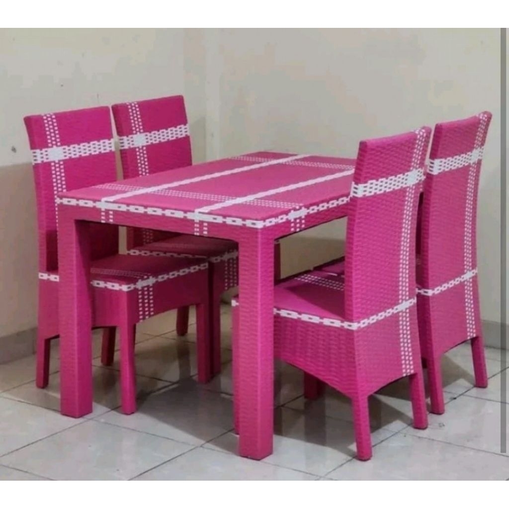 kursi makan+jok busa