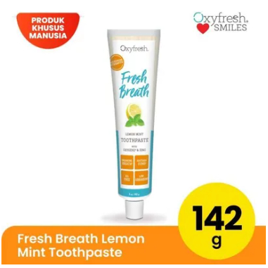 Oxyfresh Lemon Fresh Breath Toothpaste 142 gr