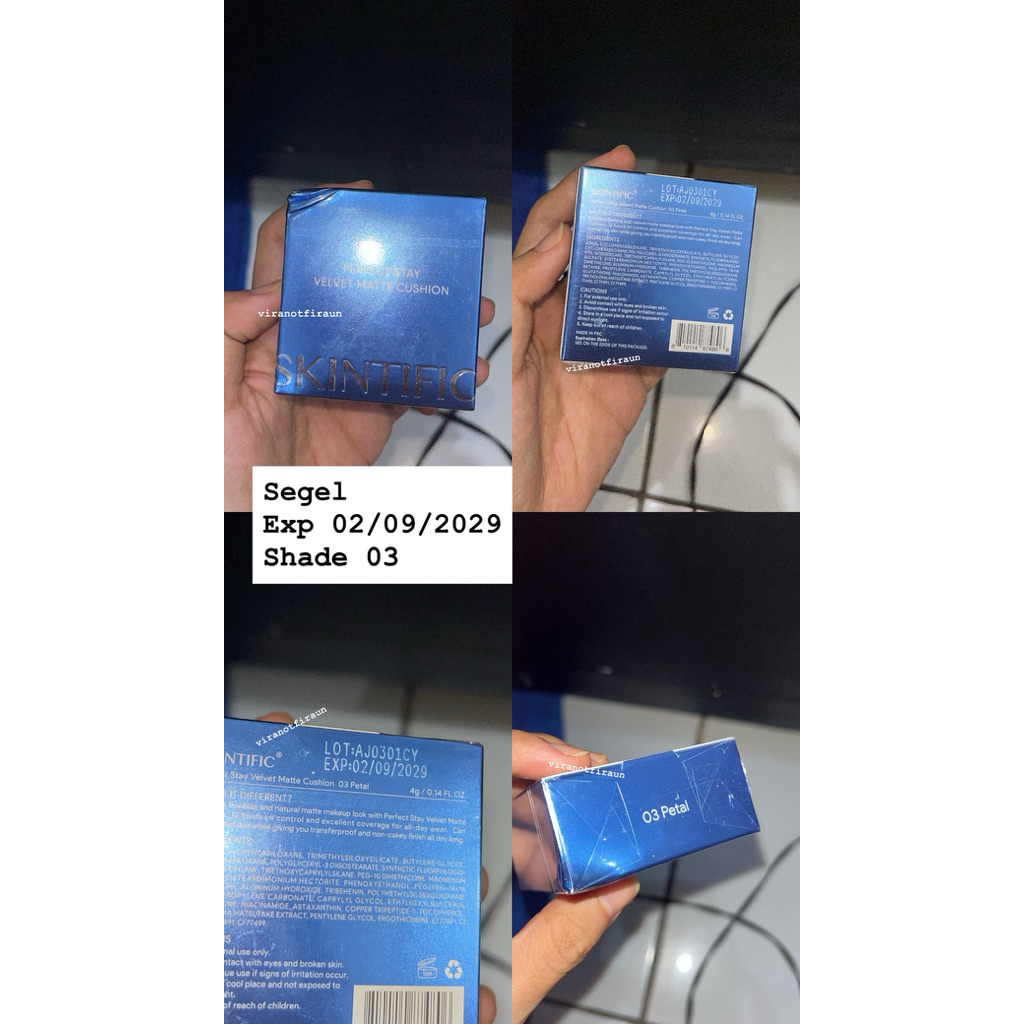 skintific cushion blue
