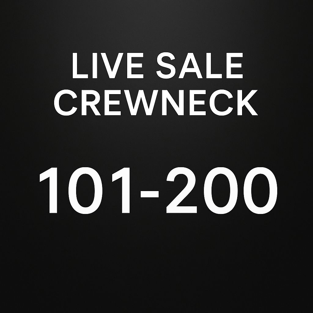 CREWNECK KODE 101 - 200 CO LIVE