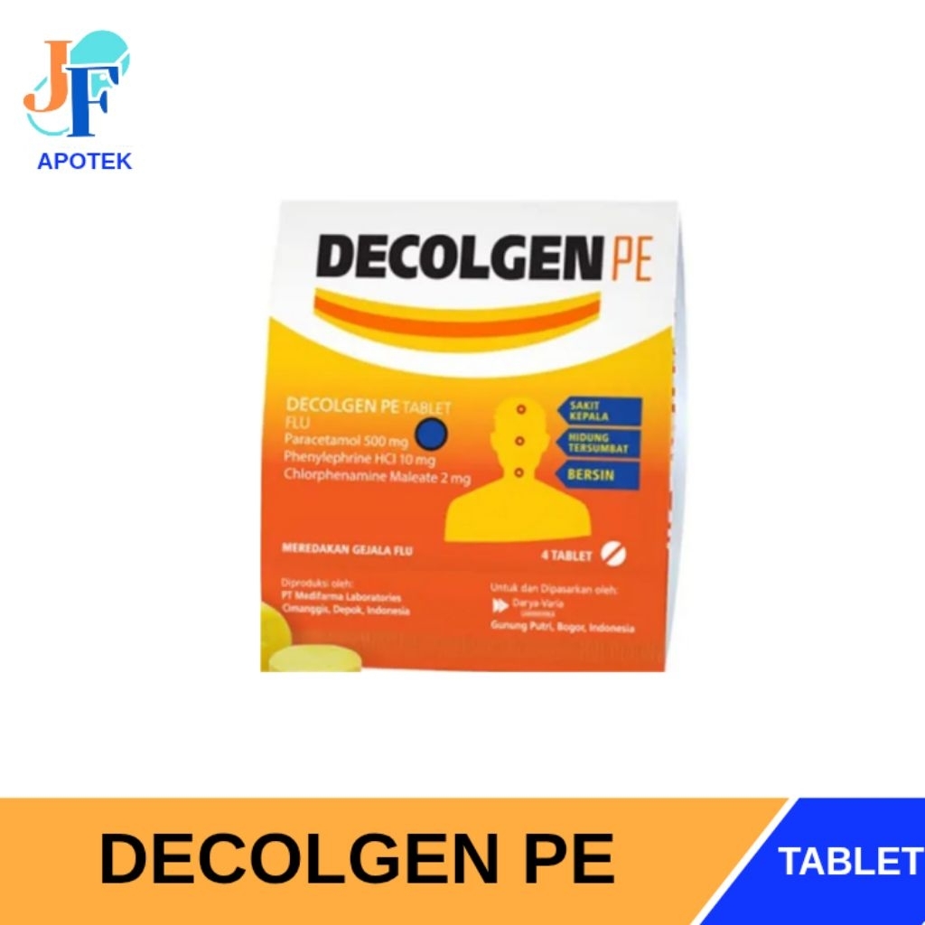 Decolgen PE | 1 Strip 4 Tablet