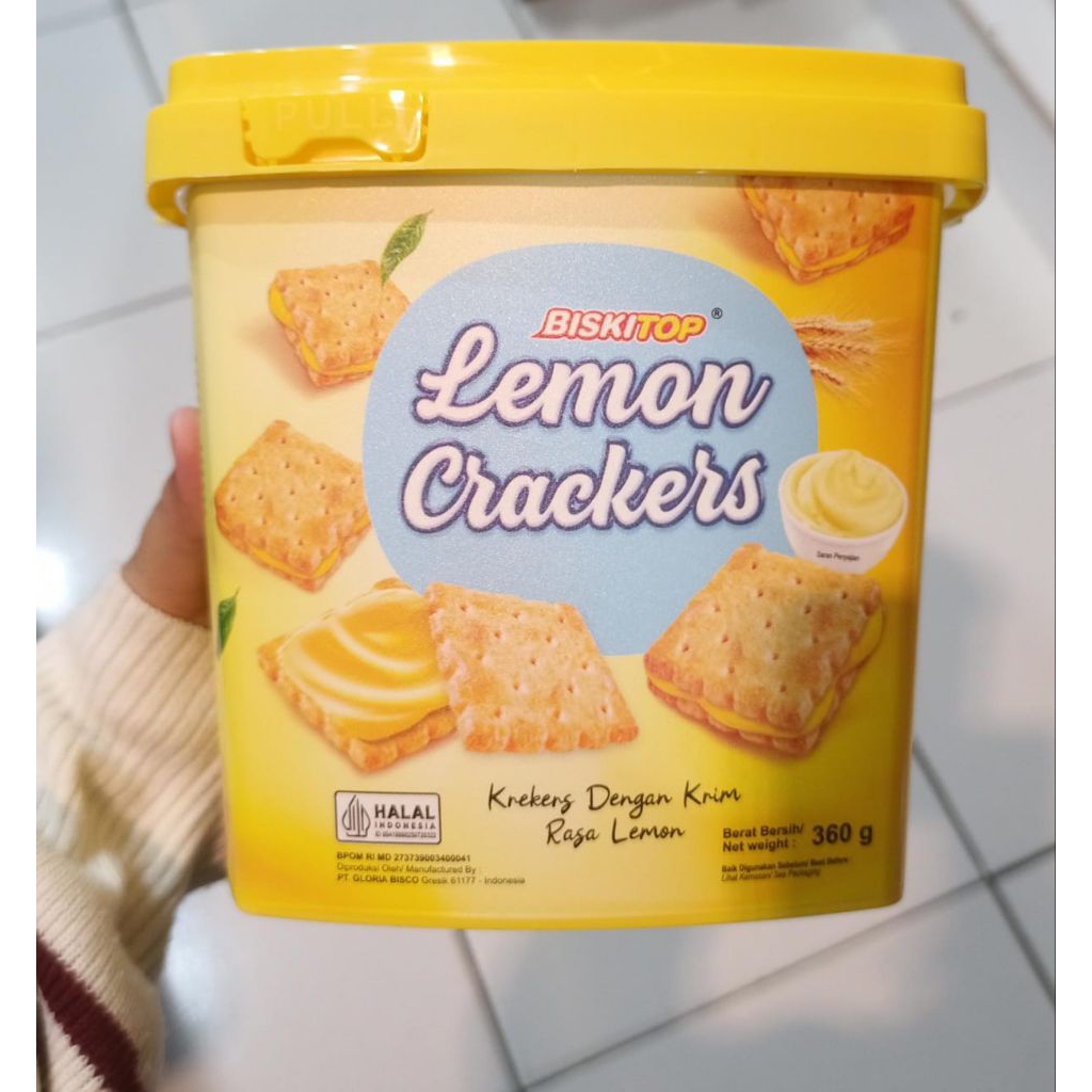 Biskitop Lemon Crackers 360g