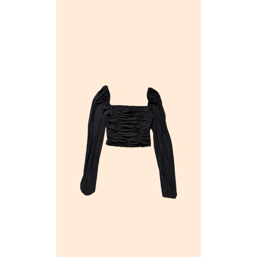 “Preloved” H&M black top long sleeves