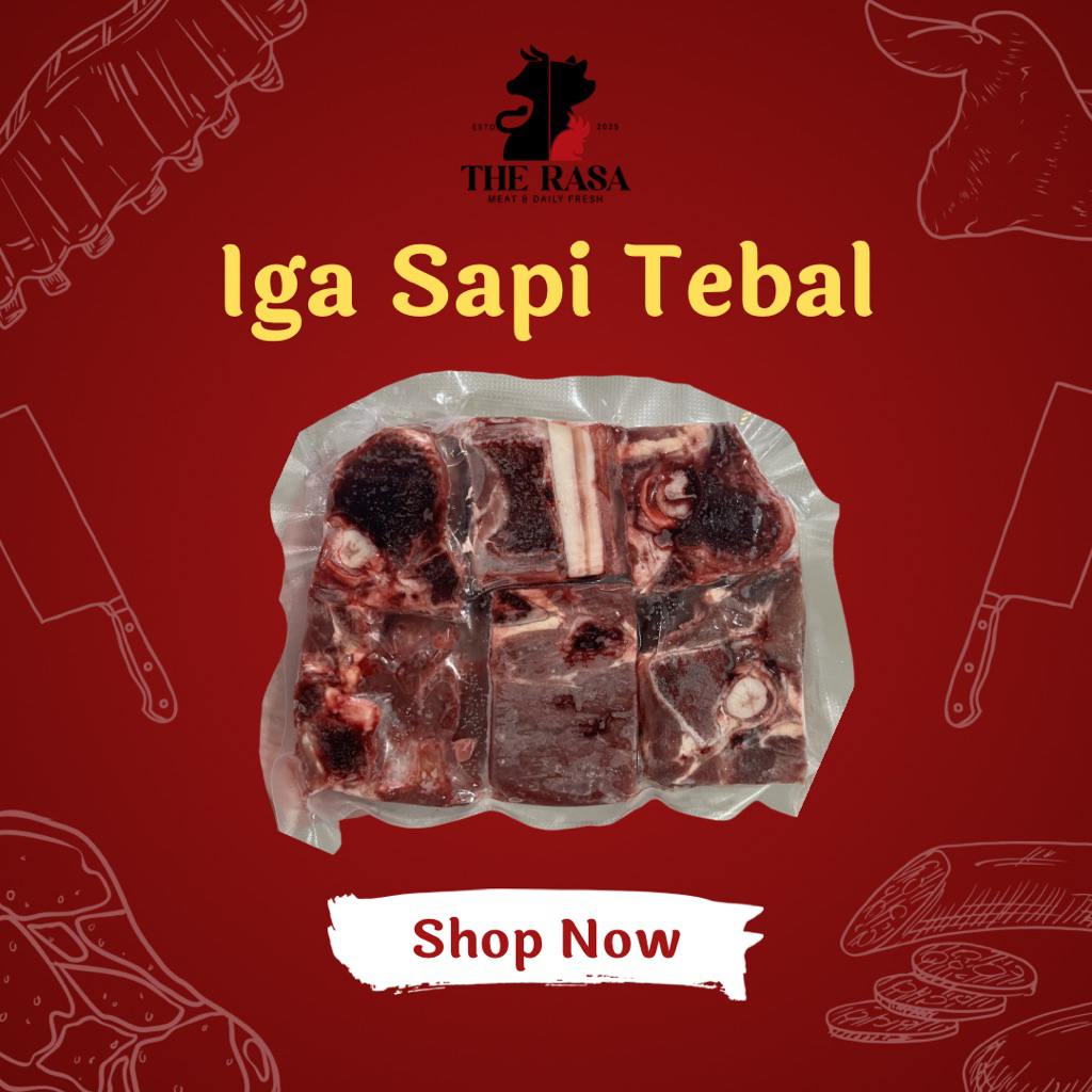 Iga Sapi Tebal / Premium Meaty Beef Rib