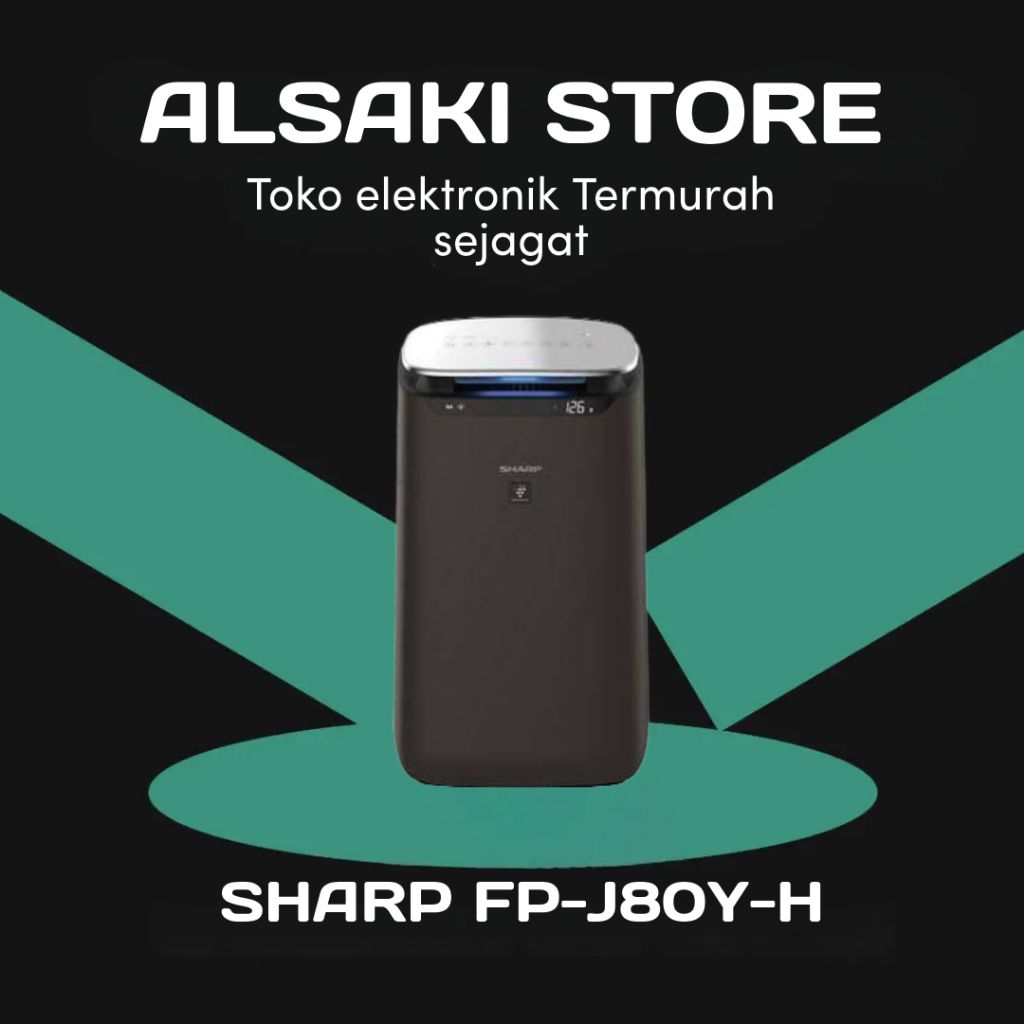 Sharp Air Purifier FP-J80Y-H/FPJ80YH Intelligent with AloT Function