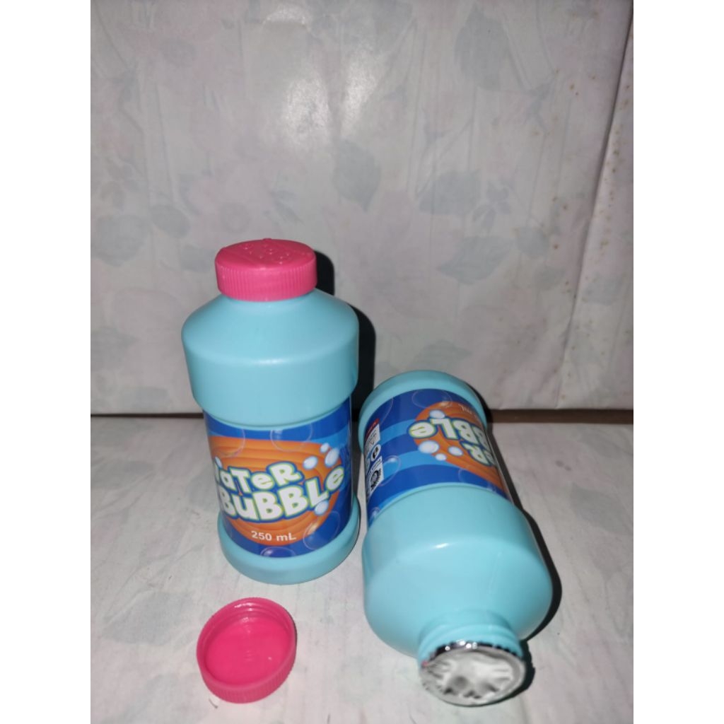 Mainan Anak Water Bubble botol//Refill Bubble botol 250ml//250ml//Refill//Bubble
