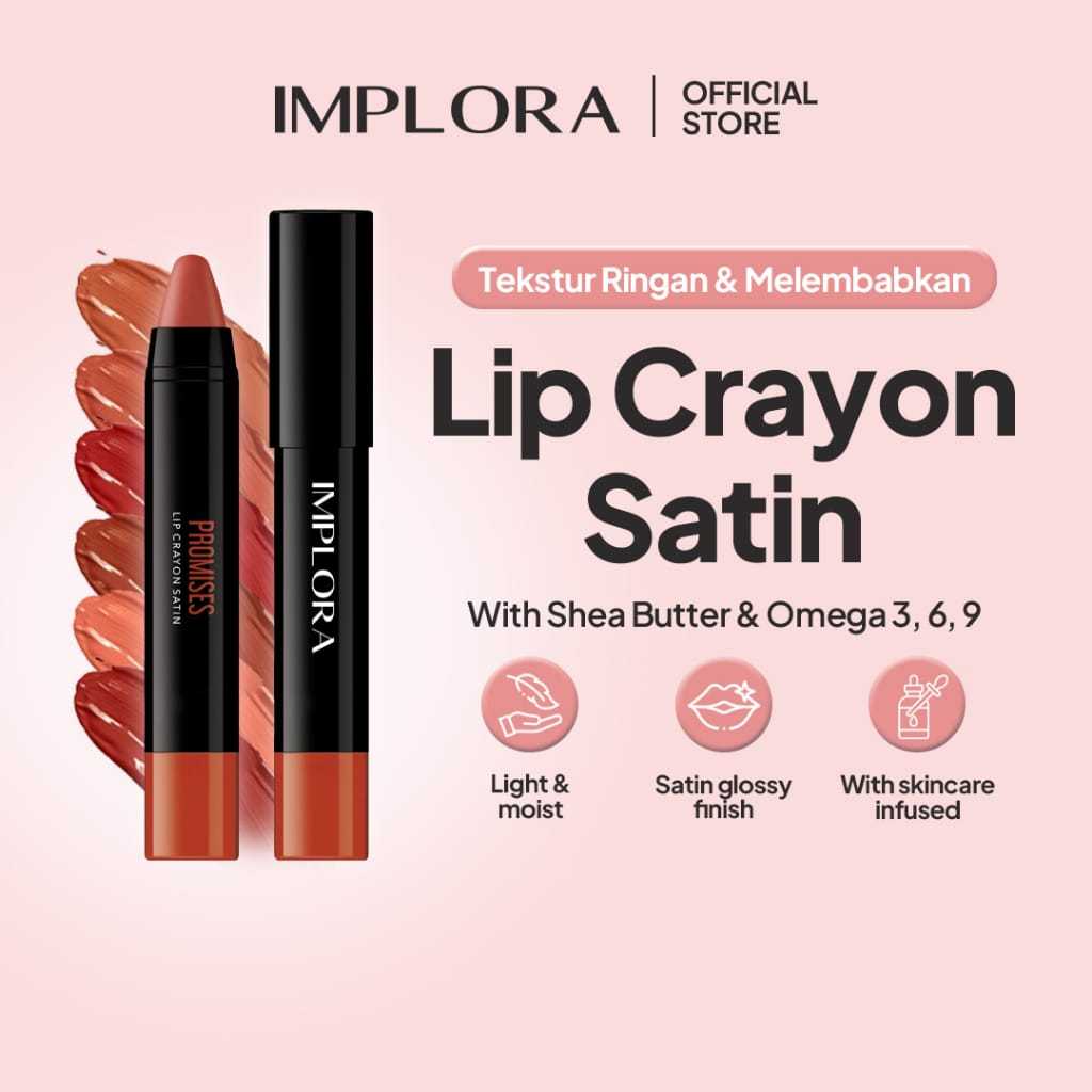 Implora Lip Crayon Satin-implora lipstik-implora