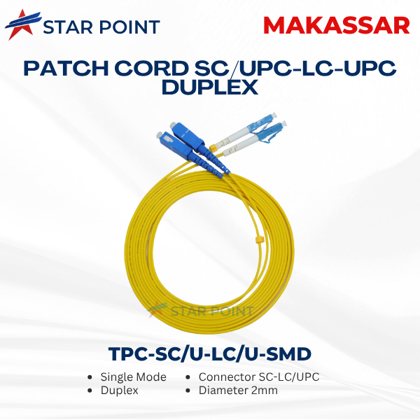 Patch Cord Fiber Optic SC/UPC-LC/UPC Single Mode 1-20M Duplex