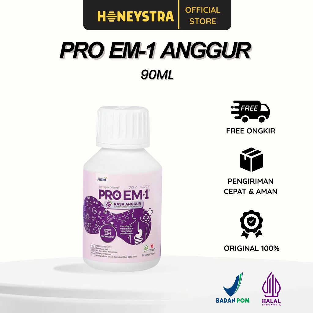 PRO EM1 90ml | Suplemen Probiotik I Original 100%