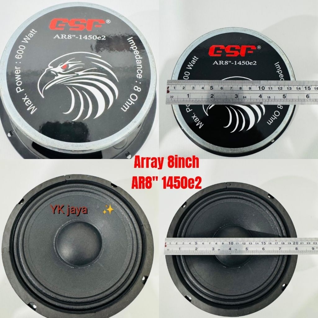 ESF Array speaker 8inch AR8" 1450e2 600w Elsound audio original speaker Array 8in