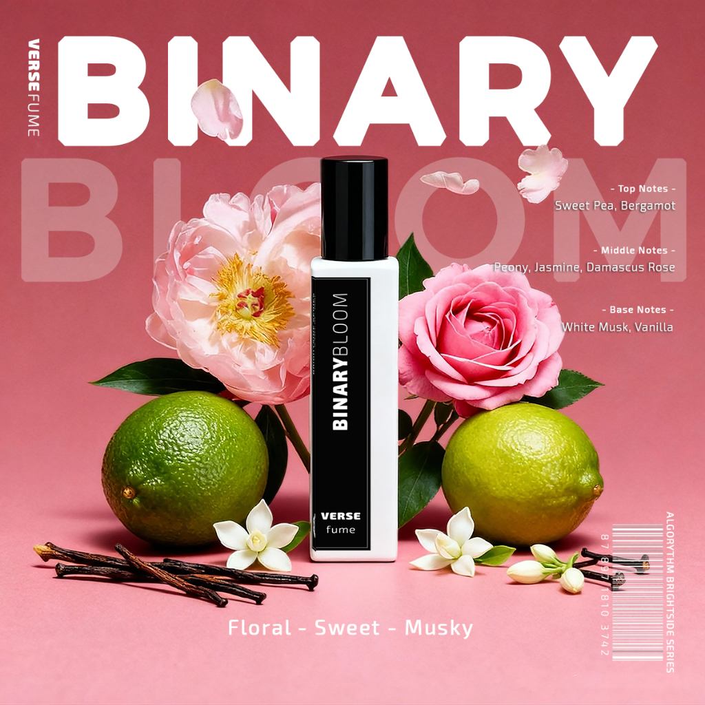 BINARY BLOOM PERFUME BRIGHTSIDE SERIES 10ML BY VERSEFUME