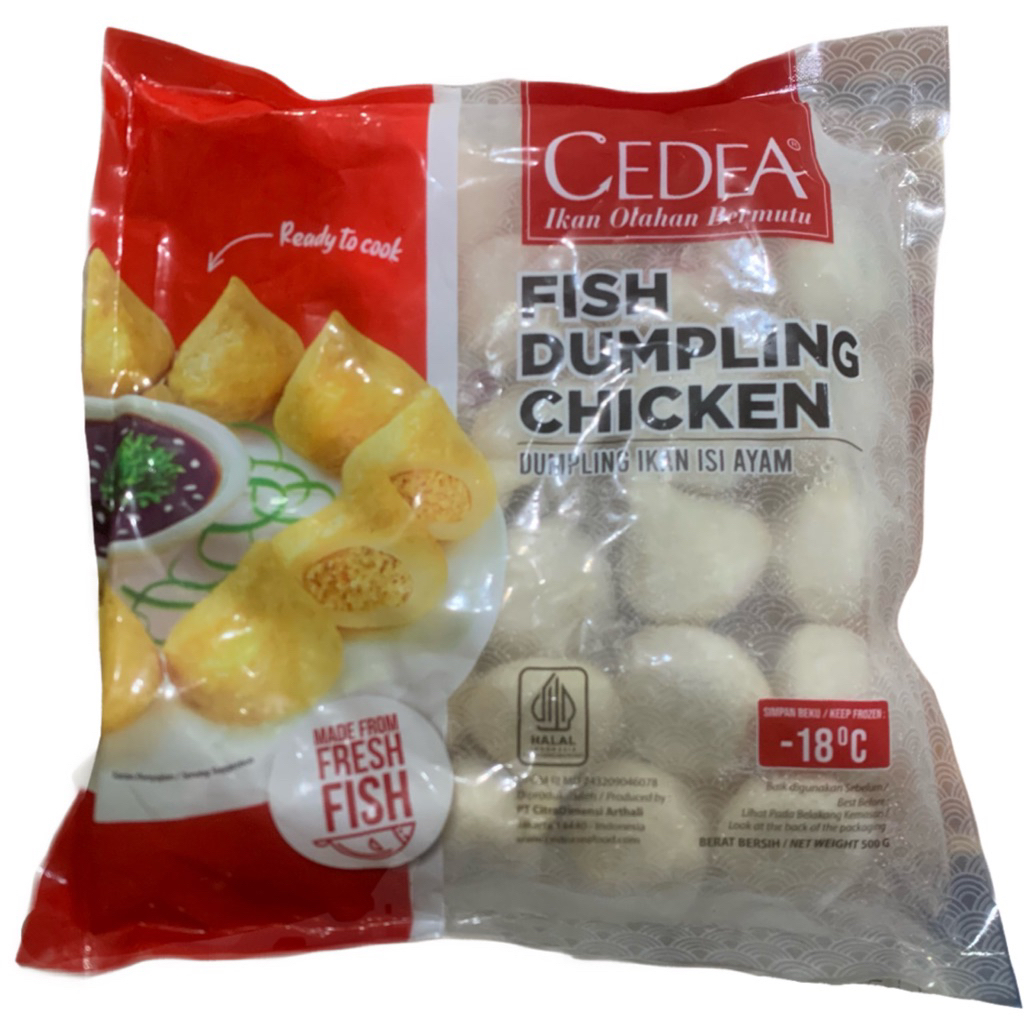 Cedea Fish Dumpling Chicken Isi 500 GR