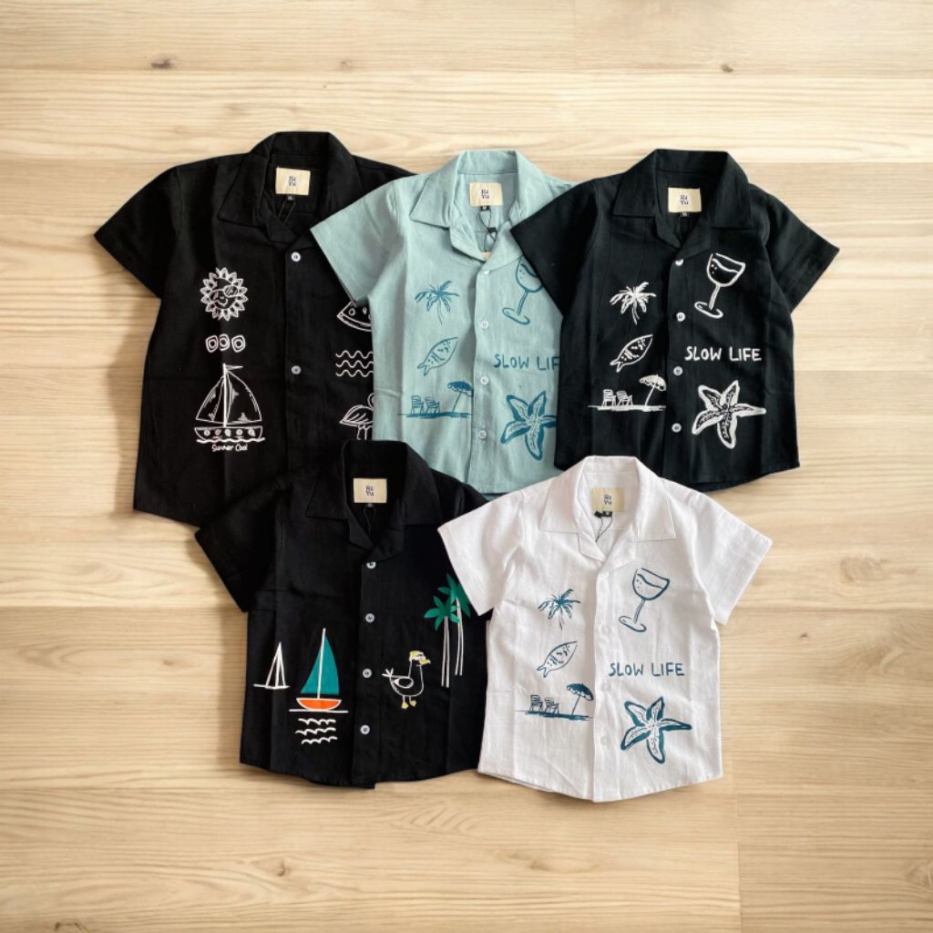 Kemeja Anak Linen