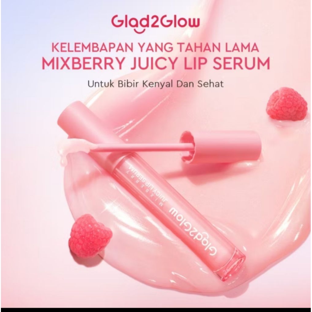 GLAD2GLOW Mixberry Lip Serum 5.5