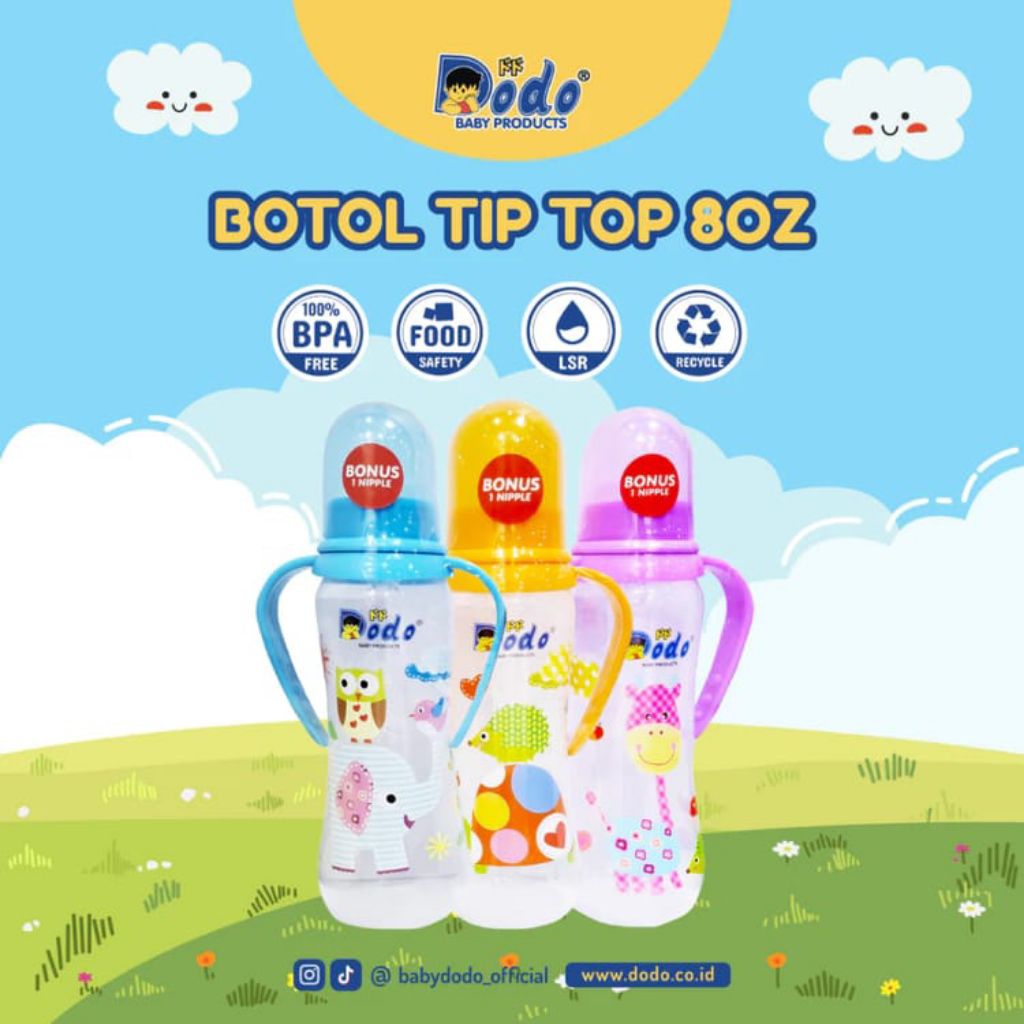 Dodo Botol Tip Top With Handle 240ml