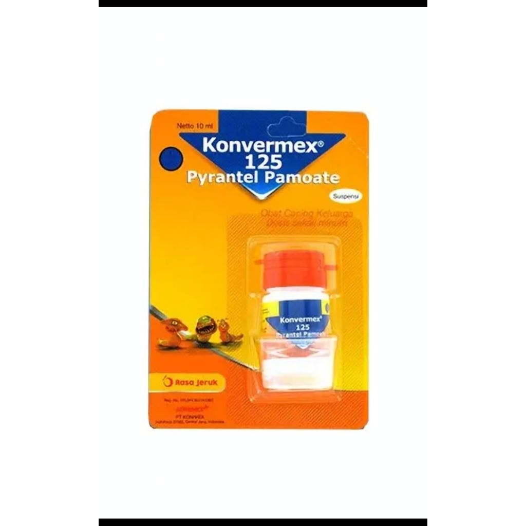 KONVERMEX SUSP 125MG 10ML
