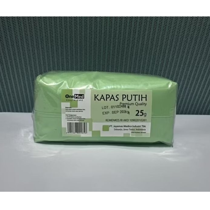 kapas putih 25gr Onemed