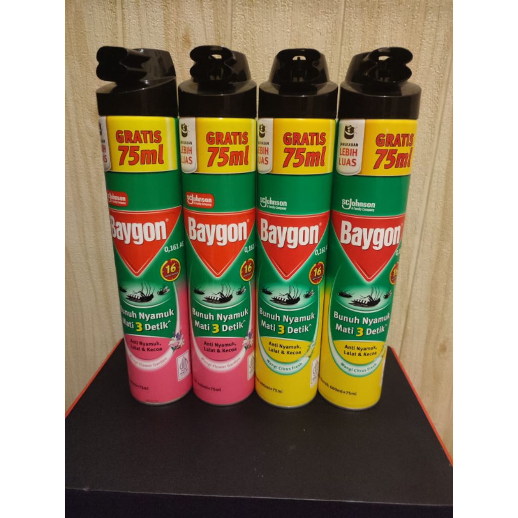BAYGON AEROSOL 600ML+75ML