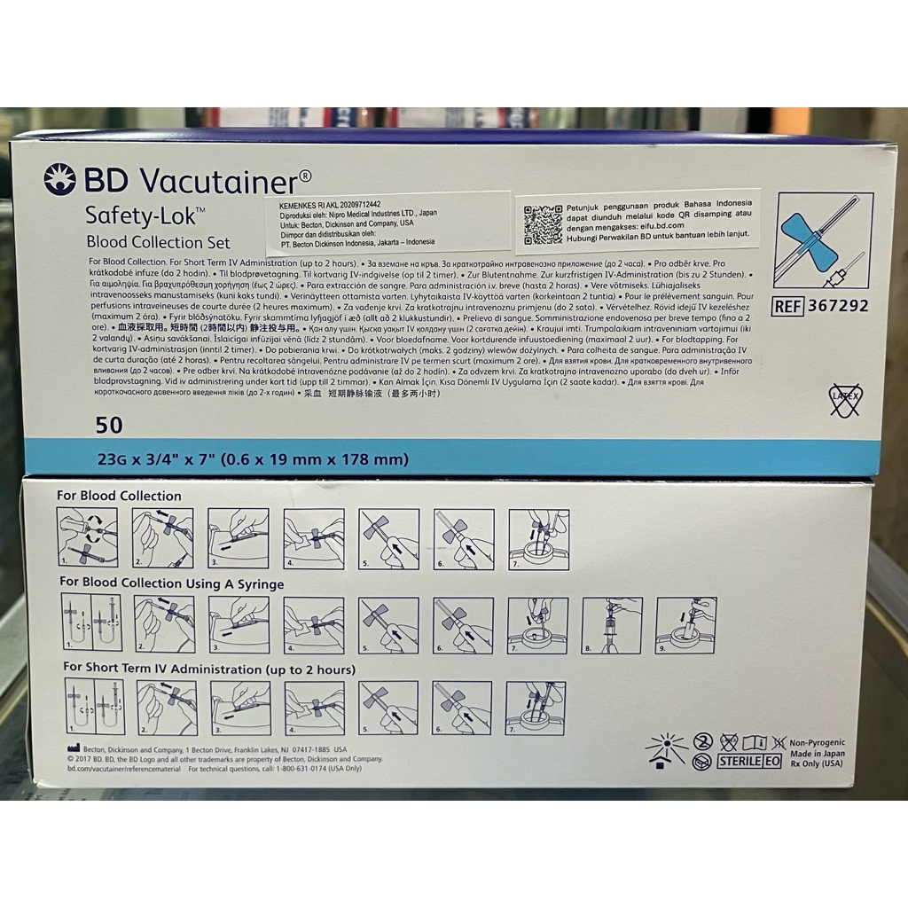 BD Vacutainer Safety -lok / box