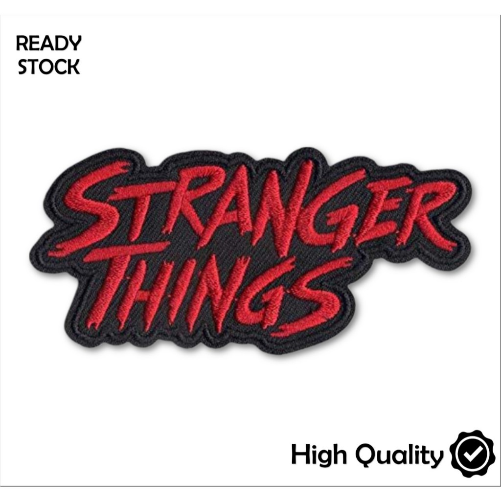 EMBLEM PATCH BORDIR STRANGER BEST QUALITY - BDS