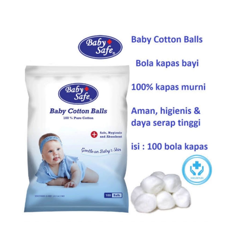 babysafe baby cotton balls