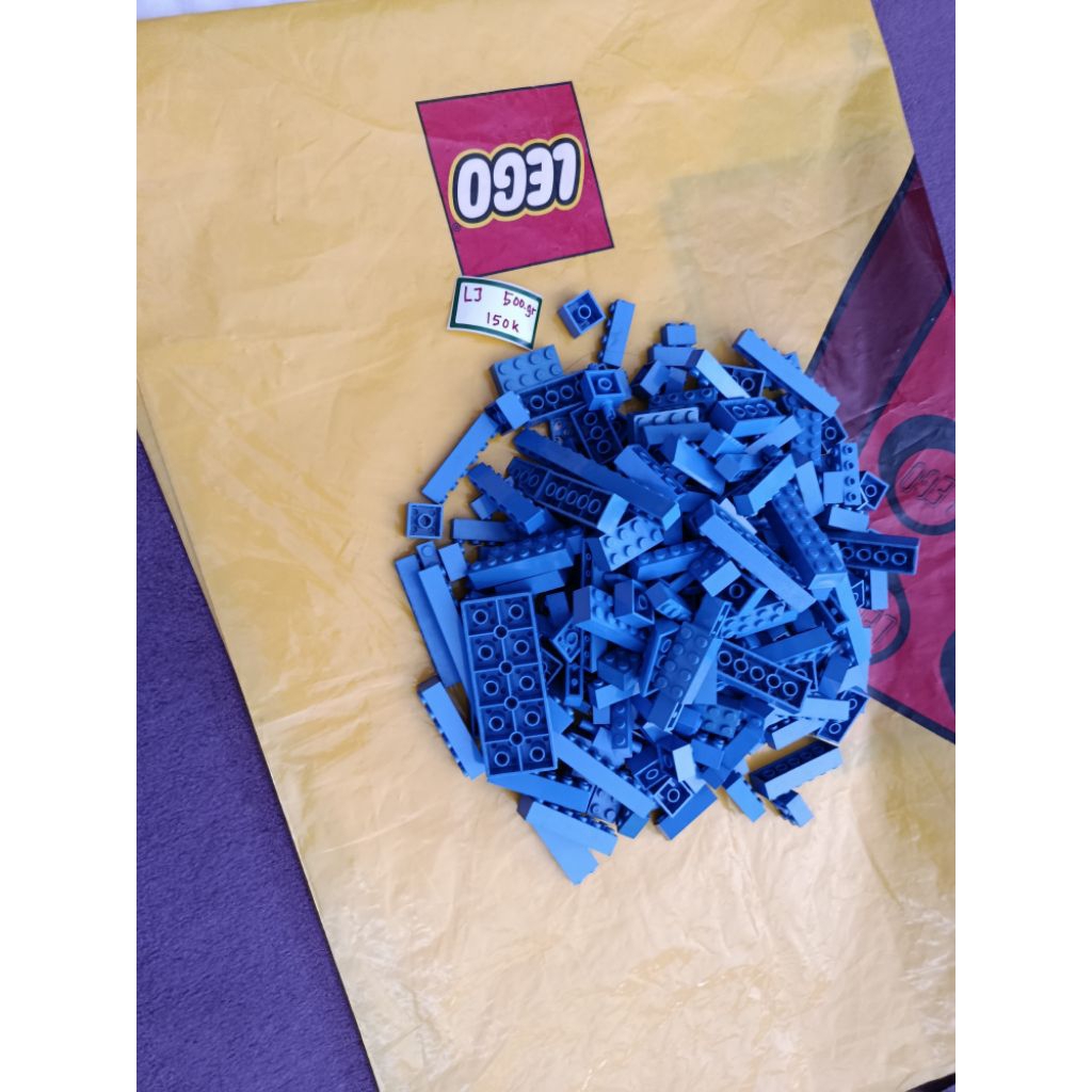 part bricks sewarna biru paket hemat.