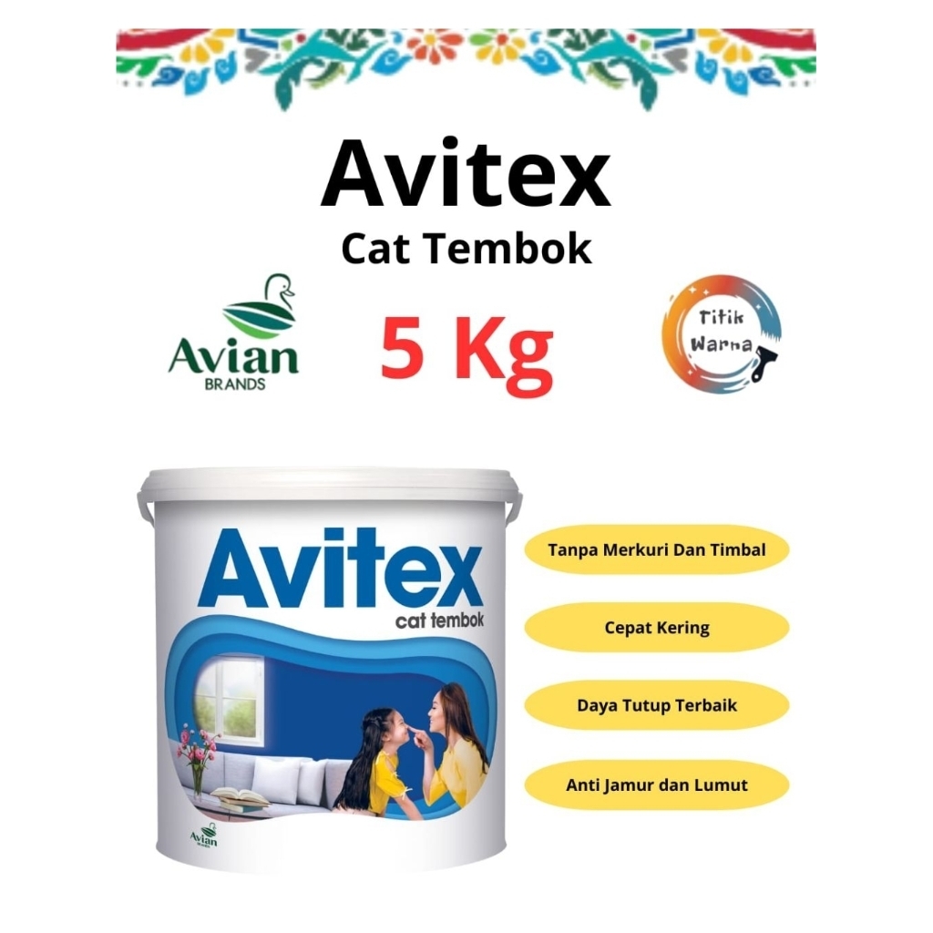 AVITEX CAT TEMBOK INTERIOR 5KG