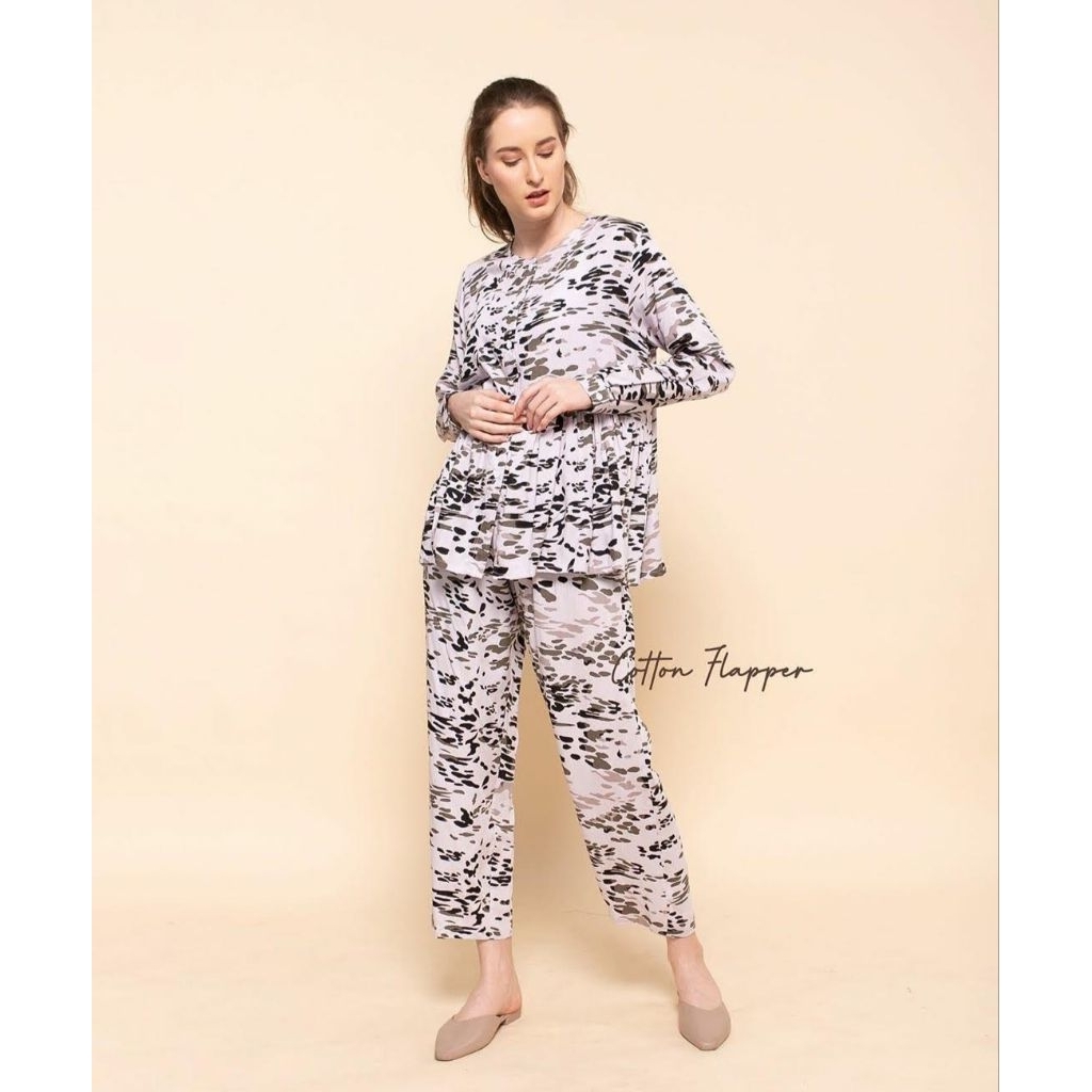 fiona set pajamas by cotton flapper