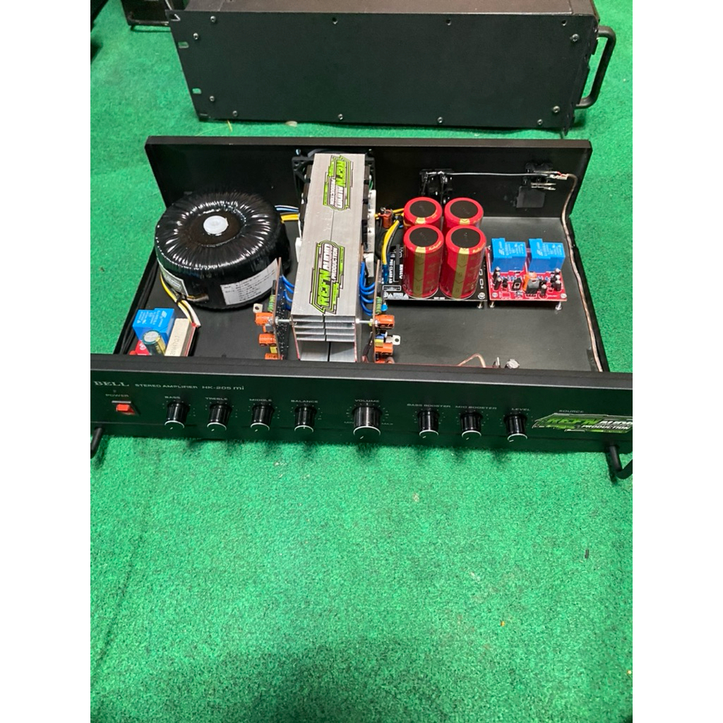 power amplifer 2 chanel plus parametrik