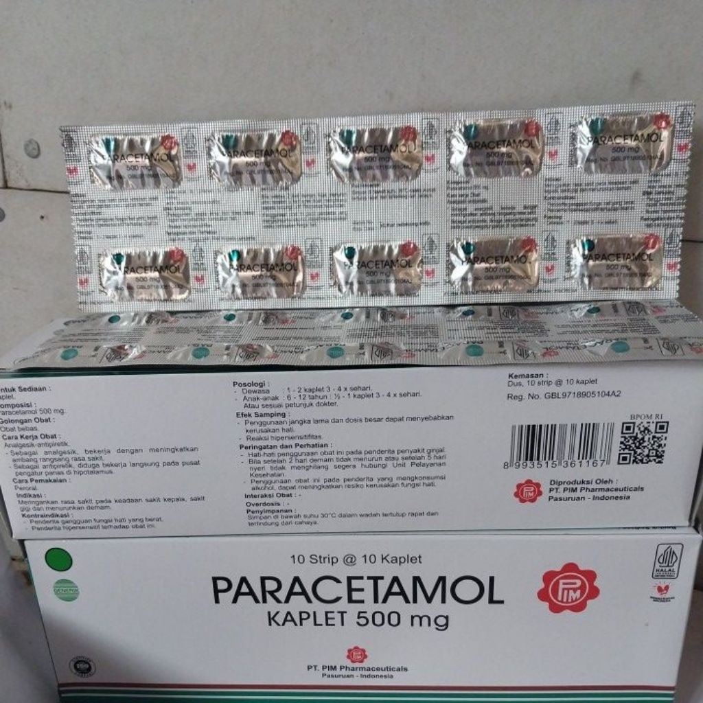 paracetamol tab pim