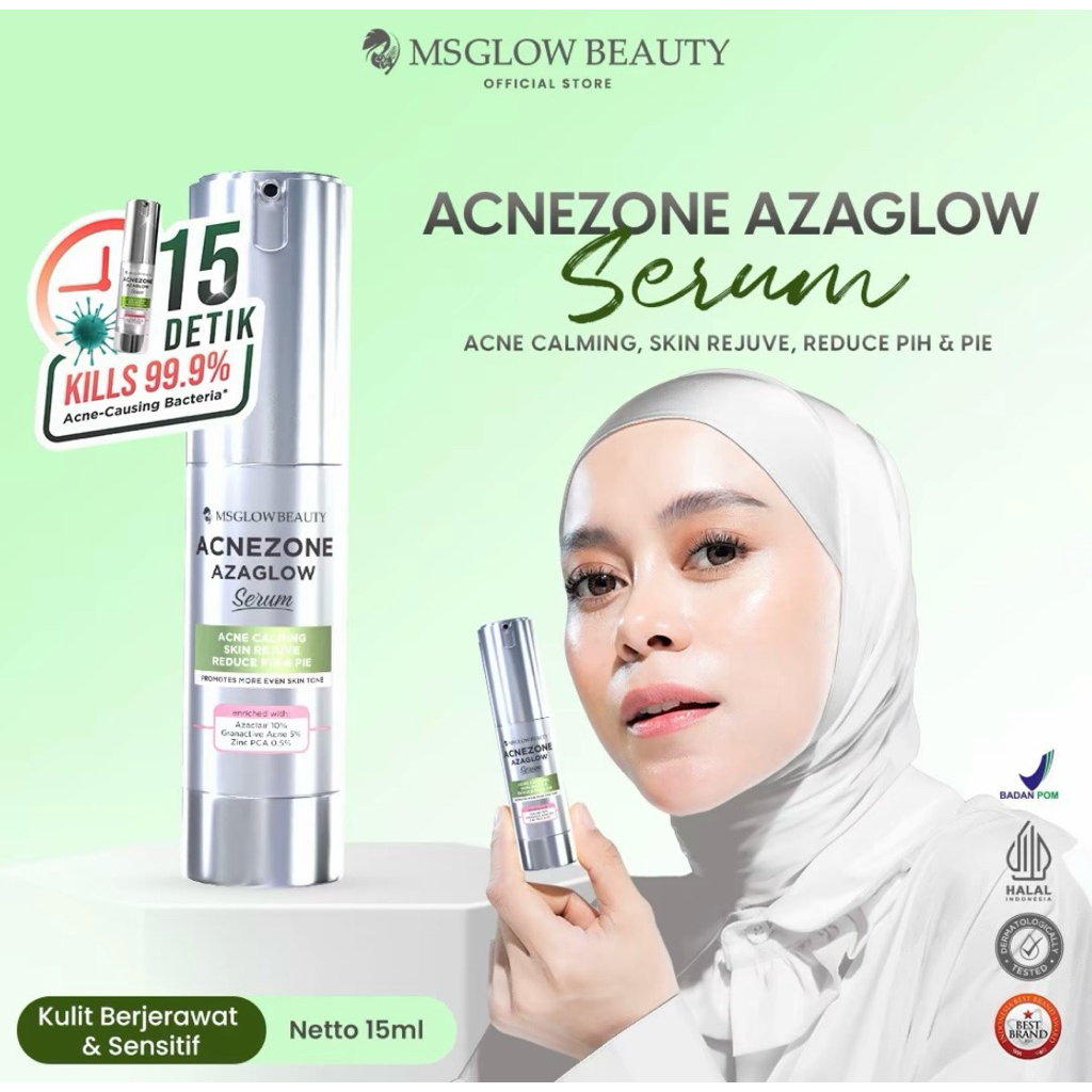 MS GLOW - ACNEZONE AZAGLOW SERUM