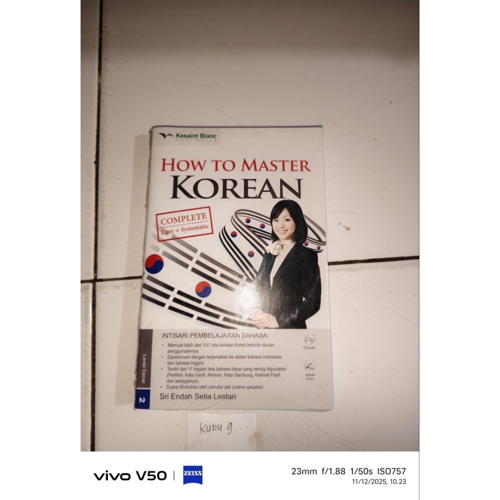 Buku How to Master korean Level dasar 2