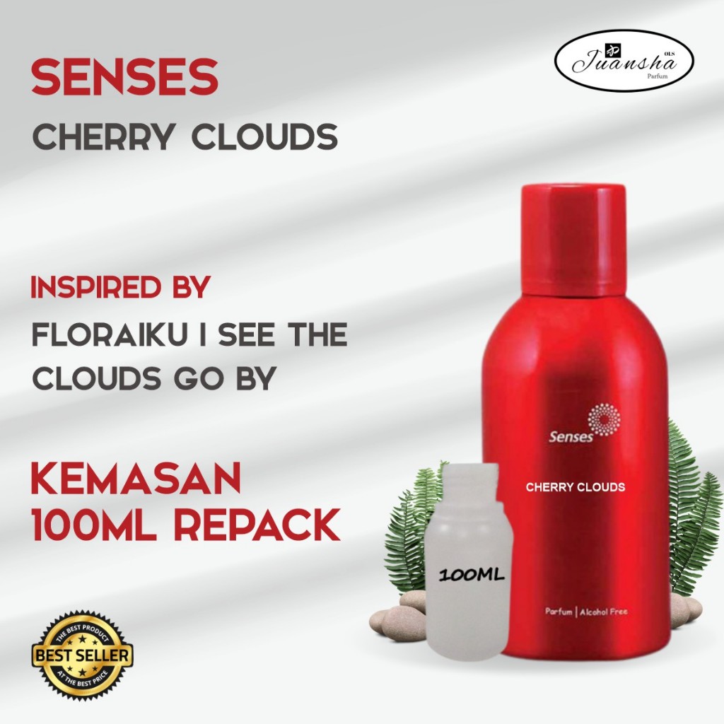 bibit parfum CHERRY CLOUDS SENSES 100ML