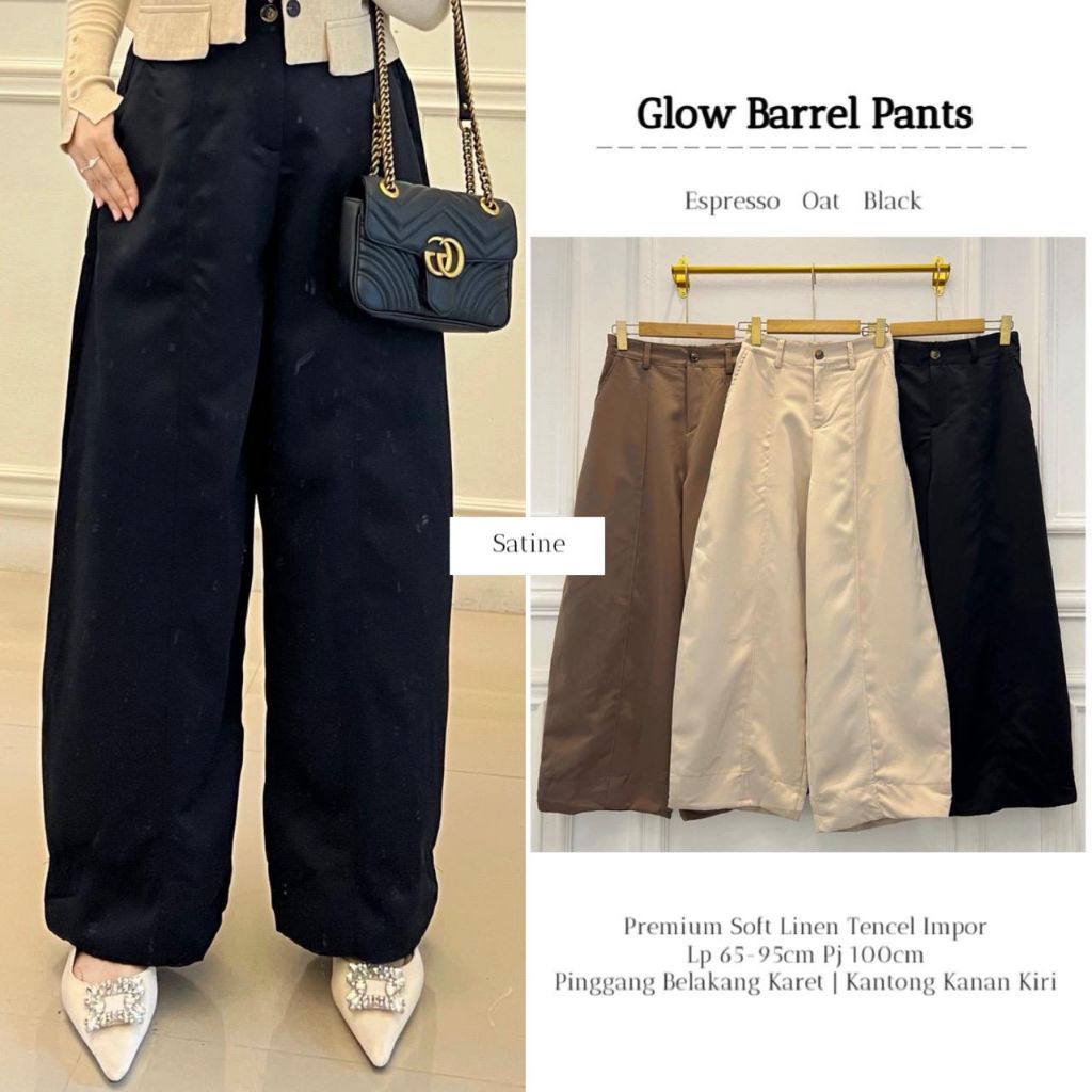 Glow Barrel Pants