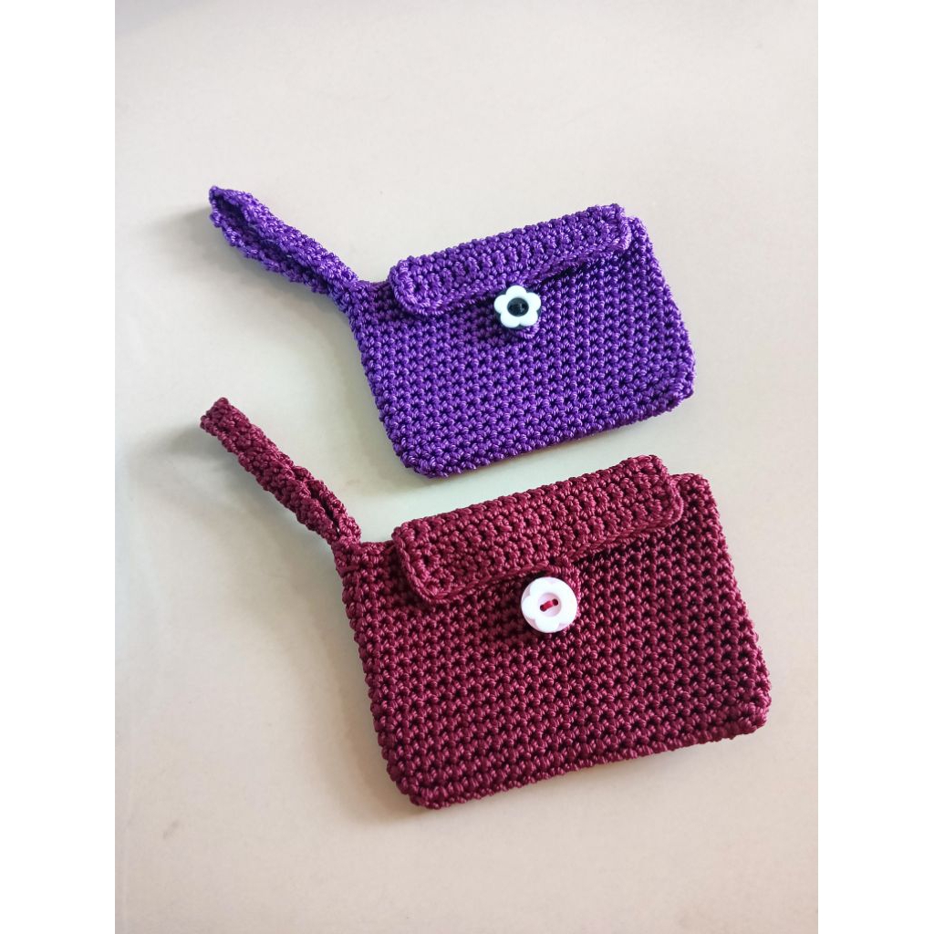 dompet mini rajut