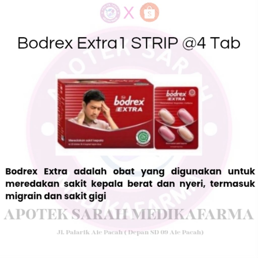 Bodrex extra @4 tablet