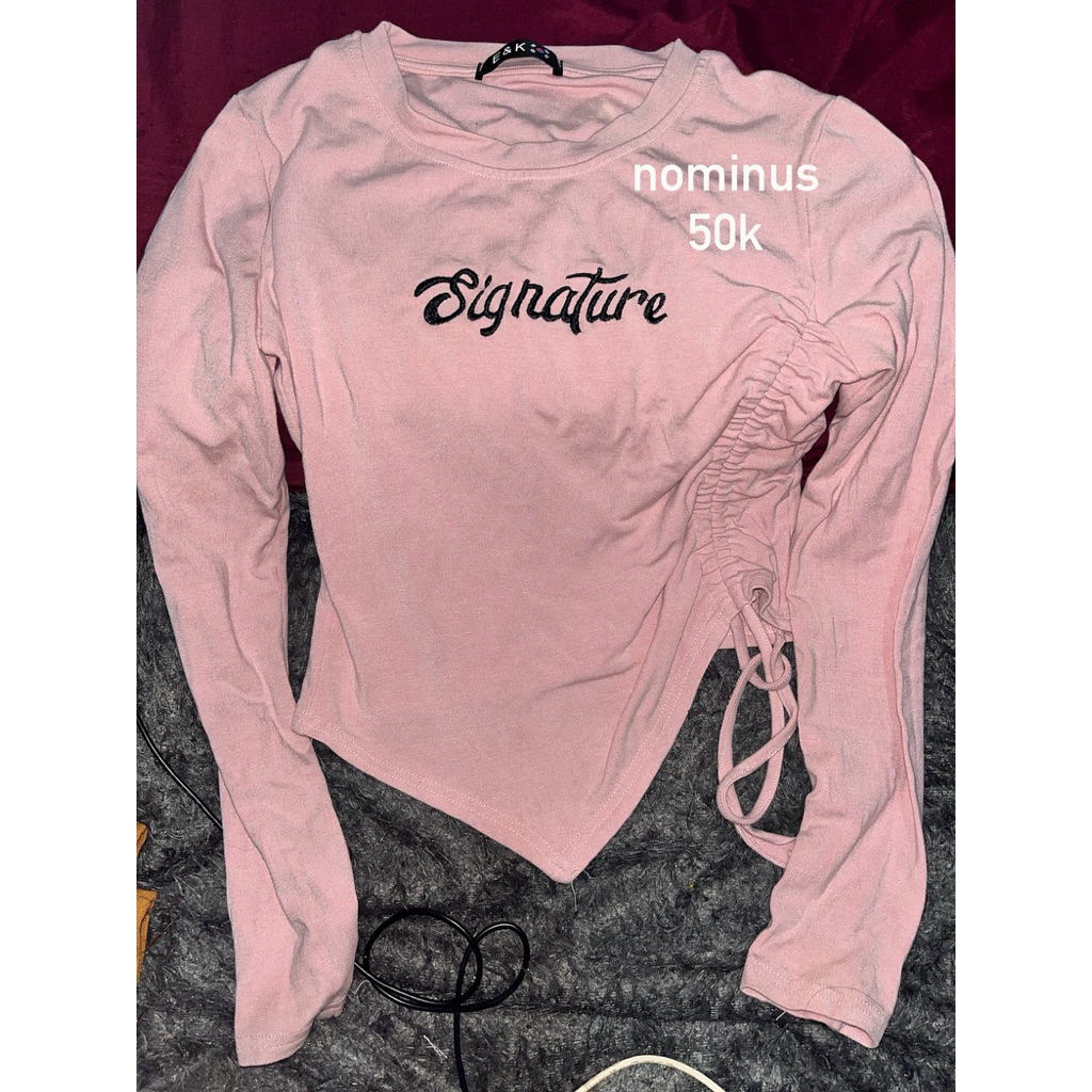 preloved baju pink