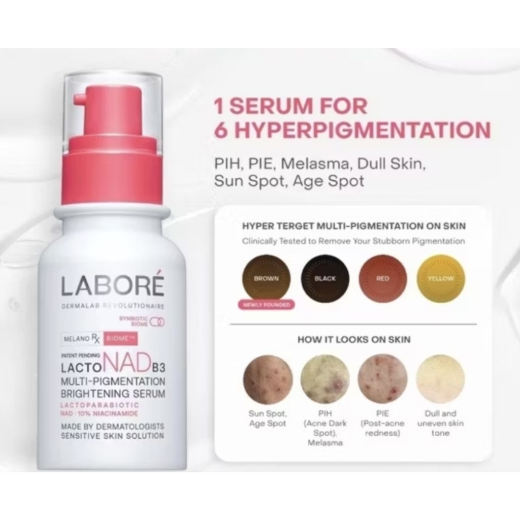 LABORE - MULTI PIGMENTATION BRIGHTENING SERUM 20ML