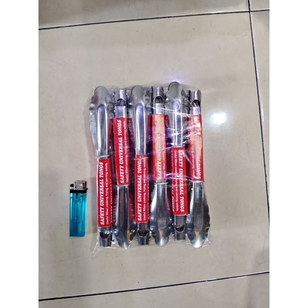 ( 12 PCS ) capit 9 inc / capit merah / capit gorengan / capit makanan
