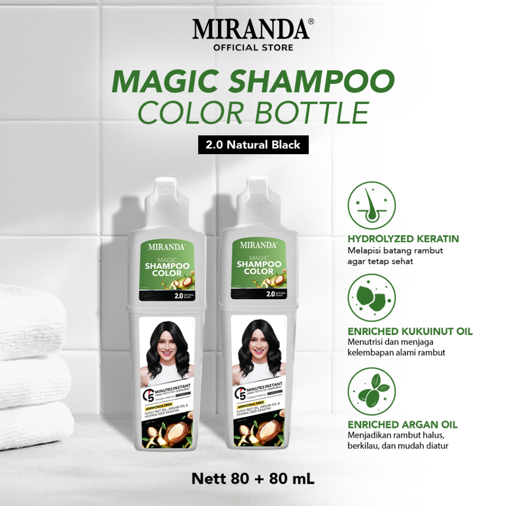 Miranda magic shampo botol