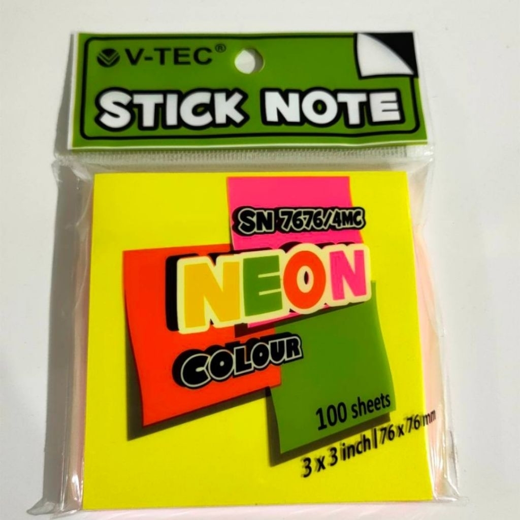 STICK NOTE V-TEC SN 7676...MURAH