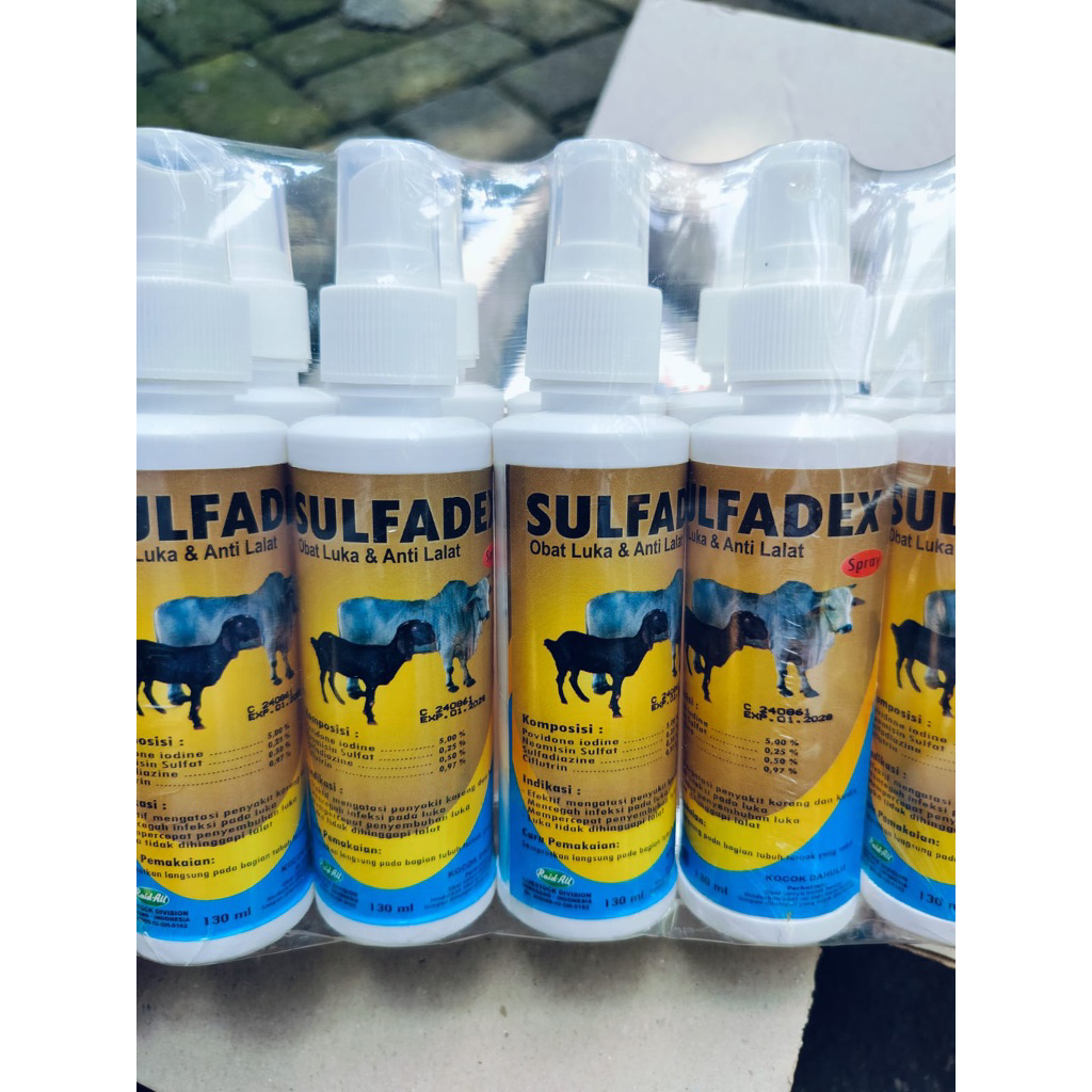 SULFADES Spray Luka Sapi, Kambing 130ml