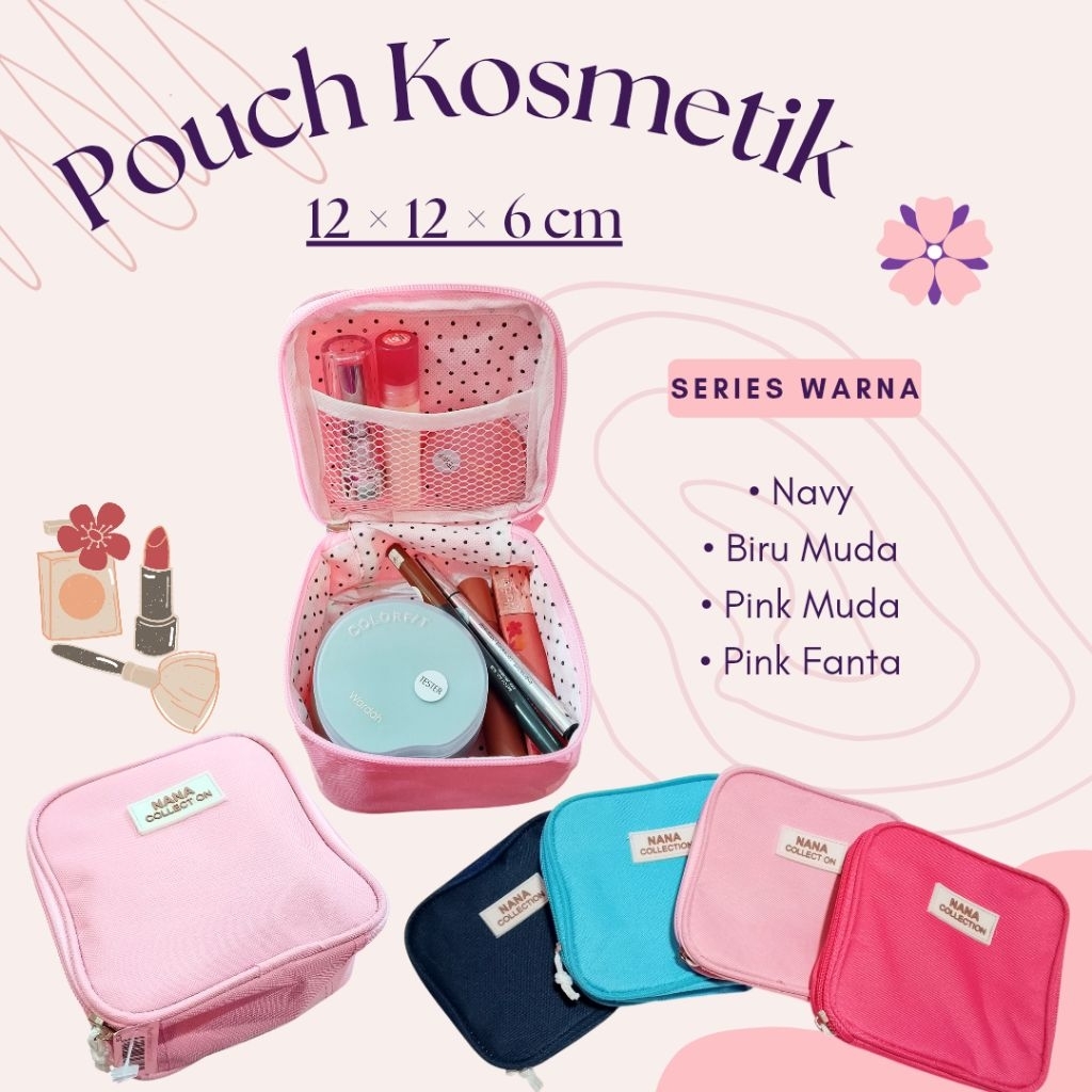 Pouch Kosmetik 12×12×6 cm
